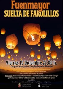 Fuenmayor verlicht de hemel met 'Farolillos' op 19 december