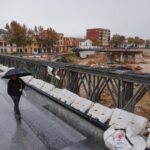 Verhoogde waarschuwingsstatus door hevige regenval veroorzaakt door de doortocht van orkaan Emilia in Valencia