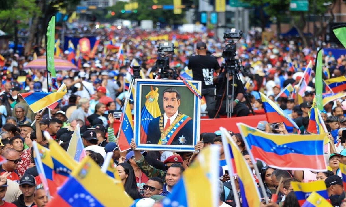 Manifestatie voor de terugkeer van Nicolás Maduro: Een verkiezing voor nationale eenheid